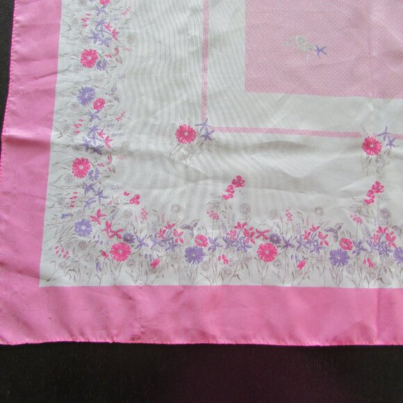 Norma Dori Vintage Pink Scarf - Picture 6 of 7